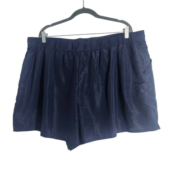 Aquabelle Women's Navy Swim Short NWT Size 24 Plus Size Swim Short - Picture 2 of 9